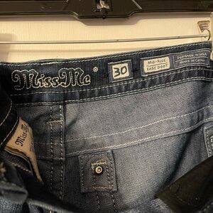 Miss Me Women’s Mid-Rise Bootcut Jeans - Dark Blue